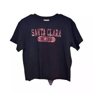 BNWT Santa Clara University Crop Top Shirt - M